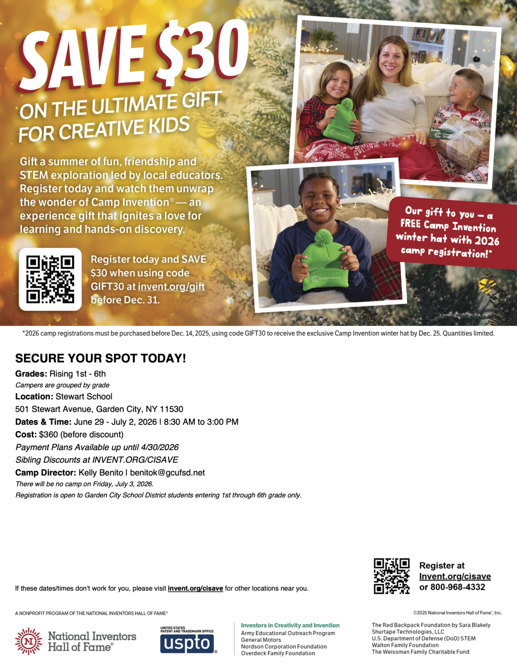 Camp Invention Returns to Garden City Summer 2026